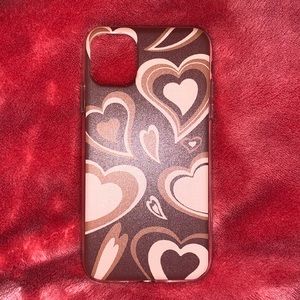 Y2K PHONE CASE LATTE HEART FOR IPHONE 11